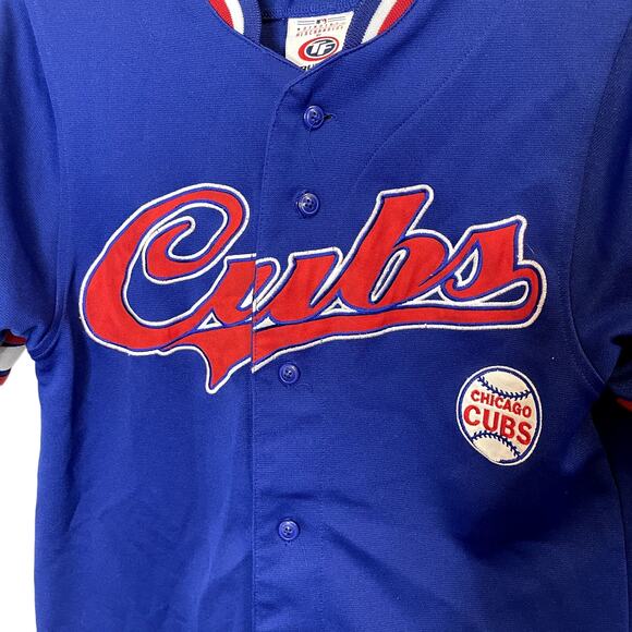 Chicago Cubs Derrek Lee #25 Jersey True Fan Retro Look Size Youth Medium - Picture 2 of 5